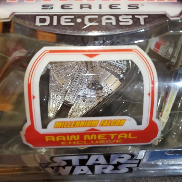 Star Wars Titanium Series Die-cast Micro Machines Set with Raw Metal Exclusive - Picture 4 of 10
